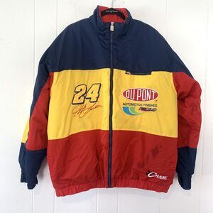 Vintage Chase Authentic‘S Mens XL Coat Puffer Jeff Gordon‎ 24 Nascar DuPont